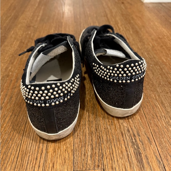 Golden Goose Super-Star Low Black Glitter and Pearl - Picture 2 of 4